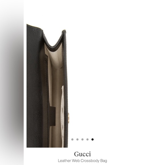 Gucci Leather Web Crossbag - Picture 4 of 6